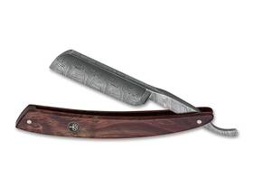 140610dam Boker Damascus Curly Birch Straight Razor