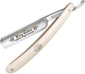 140624 Boker King Cutter White Synthetic Handle Round Point Blade Razor