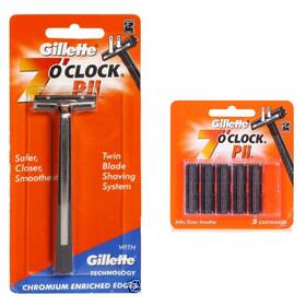 Oclock1234 Bostti 759894251172 7 Oftclock Pii Trac Ii Razor Cartridge With 5 Pcs