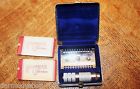 C1930s-40s Box Blades Razor Travel Hoffritz 2 Hammered Safety Used Vintage
