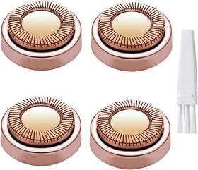 Brand Bechy 767492526301 Facial Hair Remover Replacement Heads For Generation 1 4 Pcs Rose Gold