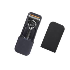 Brand Koulowgee 614141686537 Razor Case Portable Travel Manual Box For Gillette Suitable Black Gray