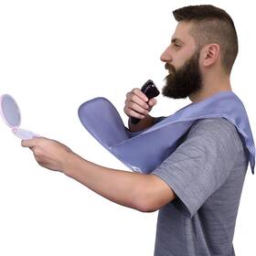 Brand Privilla 656099476730 Foldable Multi-purpose Shaving Bib Beard Apron For Mens Gifts Grey