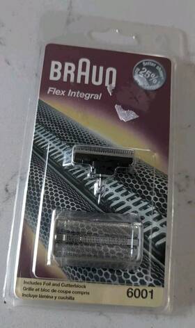 5316 Braun 069055812518 6001 Flexintegral Replacement Foil Fits Model #5550 #5525 #5520 #5316