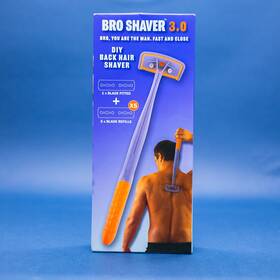 Bro Shaver 860010674543 3.0 Back For Men Diy With 5 Blade Refills
