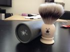 39k257 Brush Silvertip Fibre Muhle 19mm Hair Shaving Synthetic