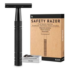 Bulimica 744110671704 Double Edge Safety Razor For Men Single Blade Razors And Women With 10