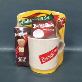 Burma Shave 024500501270 Nos Burma-shave Holiday Gift Set Mug Soap Shaving Brush