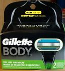 Bx004 - Body 3 Razor Refills 2 Mach Irritation Gillette The Fits