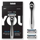 Syuk2sle-blk By Bic Shaving Razor Blades For Handle Nickel Kit 1 And 2 Refills