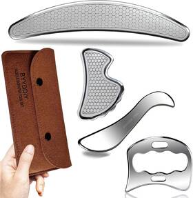 Guasha-sdc1b1-1 Byyddiy 4 In 1 Gua Sha Massage Tool Set - Muscle And Fascia Scraper Scar