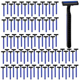 Cacaso 683125811326 200 Pcs Disposable Razors Twin Blade With Clear Safety Cap
