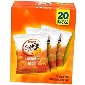 Campbell Soup Co 200140004845 Cheddar Crackers 20 Oz. Multi-pack Box 20-count 1 Single-serve Snack