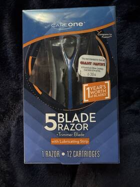S1440 Care One Careone 5 Blade Razor Trimmer With 12 Refills Also Fit Fusion Handle