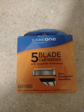 Careone 041520133397 5 Blade Fits Fusion Handles 4 Cartridges