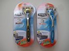 Cartridges Set-2 Travel Gel 1 2 Reservoir Hydro Razor Blast 3 Case Schick