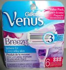 Cartriges-6 Sealed 6 Cartridges Gillette Pack Breeze Venus Refill