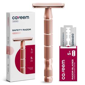 Caveem 850067403012 Rose Gold Double-edge Safety Razor 1 Count Pack Of