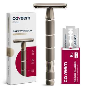 Caveem 850067403036 Double-edge Safety Razor 1 Count Pack Of Champagne Matt