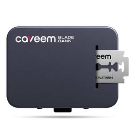 Ctbb001 Caveem Travel Razor Blade Bank Disposal Container 1 Count Pack Of Black
