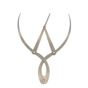 4346945898 Cenmo Stainless Steel Eyebrow Ruler Golden Ratio Calipers 1 1.618 Measure
