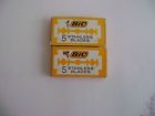 Chrome Platinum Bic Vintage Set Of 2 Packs Stainless Double Edge Safety Razor Blades New 3086127501641