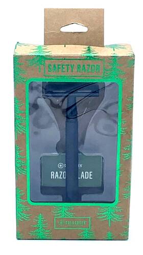 Coldcreek Outfitters 190518978387 Mens Safety Razor With 5 New Blades