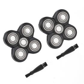 Colmthys 614587451317 Universal 2pcs 5 Blades Shaver Heads With Freedom Bird And More Head
