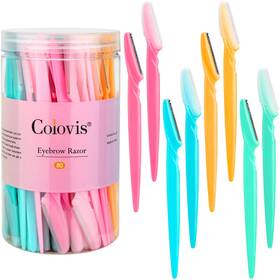 Colovis 445029165171 80 Eyebrow Razor Dermaplaning Tool Face Razors For Women And Men With P