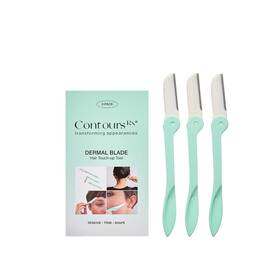 50816-00013 Contours Rx Derma Blades - Facial Razor And Dermaplaning Tool For Peach Fuzz Biki