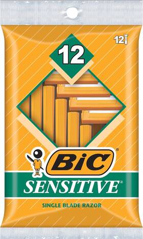 Corporation 445018670679 Single Blade Razor Sensitive 12 Ct