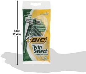 Corporation 705353851155 Twin Select Mens Razors 10 Count Pack Of 5
