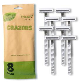 Crazors 195893877744 Hair Removal Disposable Razors For Men/womens Grooming Single-use Body &