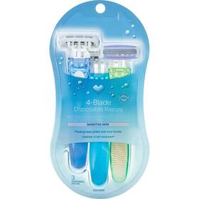 Cvs 0050428426289 Beauty Womens 4 Blade Disposable Razors 3 Ct