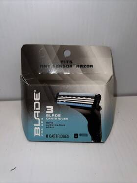 Cvs 050428309056 Replacement Cartridges 5 Blades Dual Lubricating Strips- 8 New