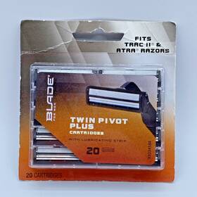 Cvs 050428345139 Twin Pivot Plus Razor Cartridges Fits Trac Ii Atra 20 Pack New Sealed