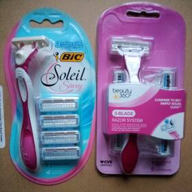 276994 Cvs Beauty 360 Bic Soleil Savvy 4 Refills And 3-blade Razor System 6