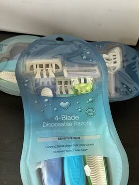 89202 Cvs Beauty 360 4-blade Disposable Razor Women S Body Pivoting Head Multi