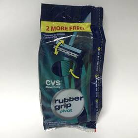 Cvs Pharmacy 050428123935 Gillette Custom Plus Rubber Grip Pivot Disposable Razors 12 Count Nip 2008