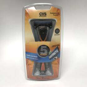 Cvs Pharmacy 050428466339 Compare 2 Fusion 5 Blades Razor Refill Cartridges Shaver Handle Cradle