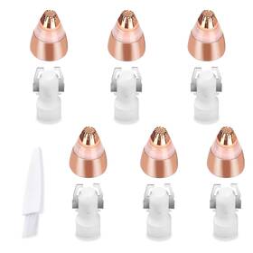 Dealswin 740030420217 Eyebrow Hair Remover Replacement Heads Compatible With Finishing Rose Gold