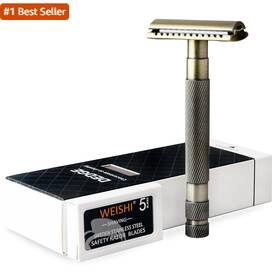 Dedge 445030568541 Classic Double Edge Safety Razor Single Blade For Men-reusable