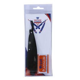 12305 Defender All Black Barber Salon Straight Cut Throat Shaving Razor With 10 Blades