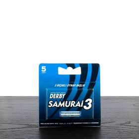 Samurai3 Derby 900498 Triple Blade Cartridges 5-count
