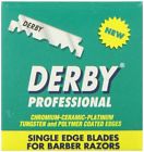 Derby Razor Blades Cutting Single Edge Stainless 100 Barber Hair Care Beauty Men 885910532335