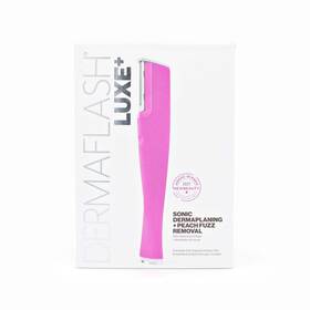 Dermaflash 850017077294 Luxe Sonic Dermaplaning Peach Fuzz Removal Pink - Imperfect Box