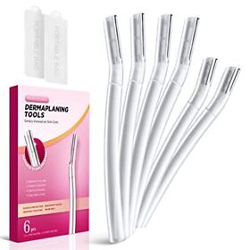 Dermaplane Razor For Women Face 6 Count Professional Dermaplaning Tool Pe