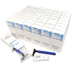Dincherbel 635638715721 Disposable Razors In Bulk Shaving Kit Twin Blade And Cream 12g Indiv