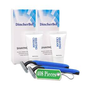 Dincherbel 635638716308 Shave Kit In Bulk Smooth Disposable Razor And Cream 12g Individually