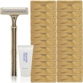 M0-jyx8-wc0o Dincherbel Disposable Shave Kit For Men &women - 100 1 Count Pack Of Off-white